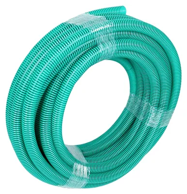 Produktbild von 25m Rolle Premium Saugschlauch 1" (25mm), grün, Spiralschlauch Förderschlauch Pumpenschlauch Teichschlauch Gartenschlauch