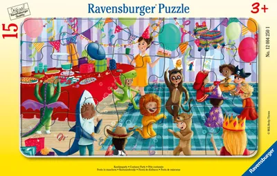 Produktbild von Kinderpuzzle 15 Teile - Kostümparty