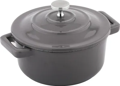 Produktbild von XANTEN Mini-Topf, Durchmesser: 13 x 10 cm, Gusseisen, grau