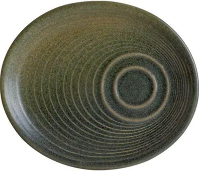 Produktbild von Hornfels Ripple Untertasse 20x17cm - 12 Stück