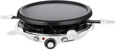 Produktbild von Little Balance 8748PACKABIMÉ, 6 Person(en), Schwarz, Weiß, Rund, 300 x 300 mm, Drehregler, 1200 W