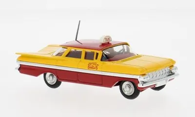 Produktbild von Corgi COCCD54321020 - 1/50 - Chevrolet Taxi Cab, rot/gelb, 1965 - Neu