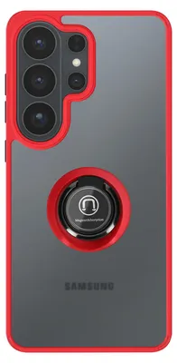 Produktbild von Avizar, Hülle mit Ringhalter und Magnet für Samsung Galaxy S26 Ultra, Rot