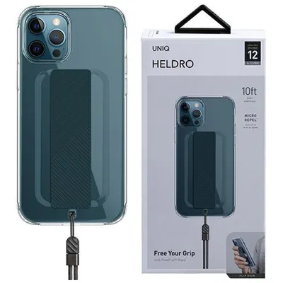 Zdjęcie produktu dla Uniq Etui Heldro Iphone 12 Pro Max 6,7" Przezroczysty/Clear Antimicrobial