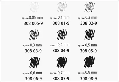 Immagine prodotto di Staedtler® fineliner pigment liner 308, 0,6 mm, nero