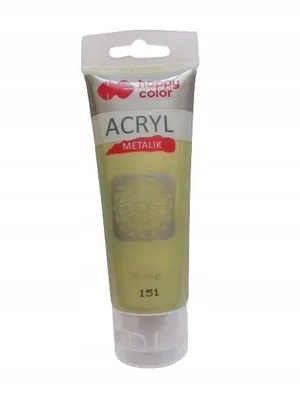 Zdjęcie produktu dla Farba Akrylowa 75Ml Zielonezłoto Metalik(151) 1123