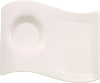 Obrázek produktu pro Villeroy & Boch NewWave Caffè sada 6 podšálků na espresso 17x13cm bílý porcelán