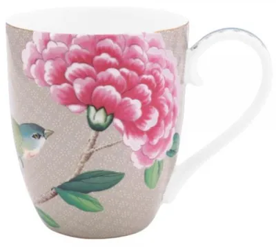 Produktbild von Pip Studio Henkelbecher Blushing Birds Khaki (XL)