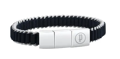 Produktbild von Police Armband Leder Edelstahl blau silber PJ26203BLN.01