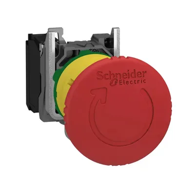 Obrázok produktu pre Schneider Electric XB4, Gombík, IP66, IK06, 40 mm, 82 mm, 47 mm
