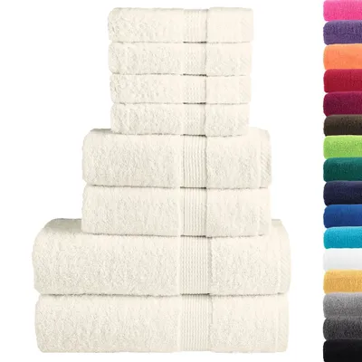 Immagine prodotto di Set ASciugamani SOLUND 8 pz Crema 600 gsm