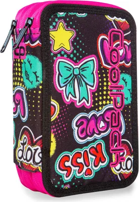 Produktbild von Federmäppchen Federmappe Coolpack mit Einrichtung Jumper 3 EMOTICONS, A67205