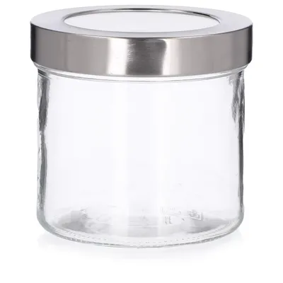 Obrázok produktu pre COFFEE BOX Kontajner na kávu a čaj Plechová nádoba na uskladnenie kávy GLASS