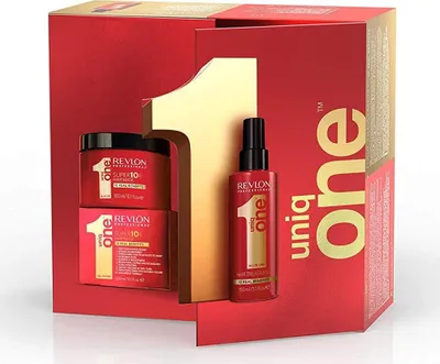 Produktbild von Revlon Uniq One Set All In One Hair Treatment 150ml + Hair Mask 300ml