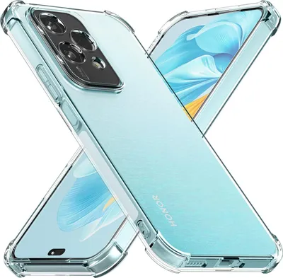 Produktbild von Hülle für Honor 200 Lite Weich Transparent Handyhülle mit Verstärkte Ecken Bumper Schutzhülle