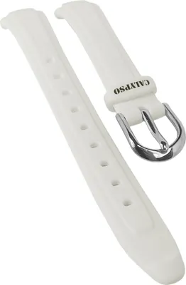 Produktbild von Calypso Trend Uhrenarmband aus Kunststoff in weiß für Damenuhr K6067/1