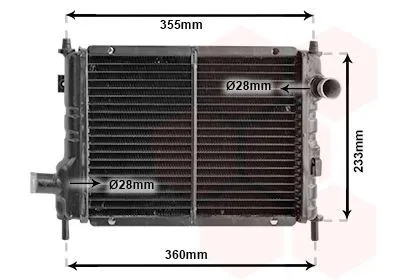 Image de VAN WEZEL 02002133 Radiateur Refroidissement moteur