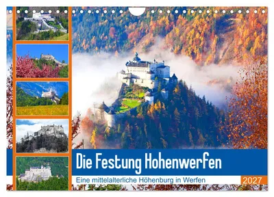 Produktbild von Die Festung Hohenwerfen (Wandkalender 2027 DIN A4 quer), CALVENDO Monatskalender