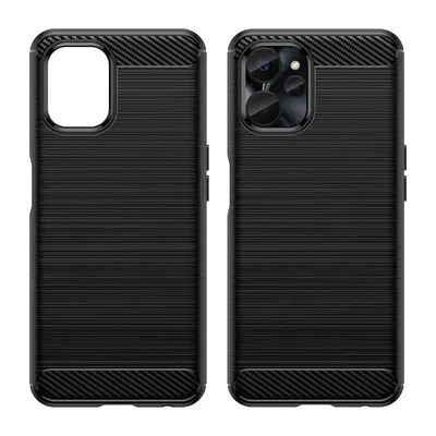 Produktbild von Carbon Shield TPU Hülle für Realme 10/9i 5G - Schwarz KP24270