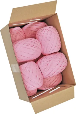 Produktbild von Goldina® 1094 00721 1030 Eiknäuel Raffia - 7 mm x 30 m, rosa