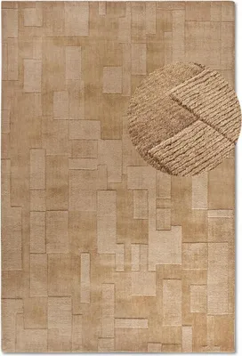 Produktbild von Wohnzimmerteppich, authentisches geometrisches Muster, WILHELMINE, handgewebt
