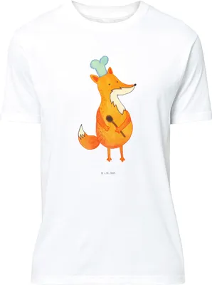 Produktbild von Mr. & Mrs. Panda Tshirt Fuchs Koch - Weiß - Geschenk, Chefkoch, Bäcker, oberteil, Spruch Lustig, T-Shirt, Hungrig, S, Shirt, Jersey-Shirt