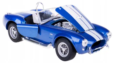 Produktbild von Welly Shelby Cobra 427 SC 1965 Modellauto Blau 1:24