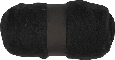 Immagine prodotto di Lana cardata, nera, 100 g