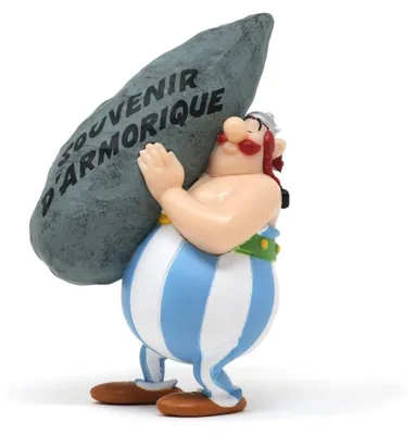 Image de Figurine en PVC d'Astérix et Obélix, souvenir d'Armorique, 9 cm