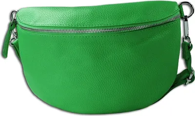 Image de Sac en cuir Toscanto Sac banane vert clair OTT825BL