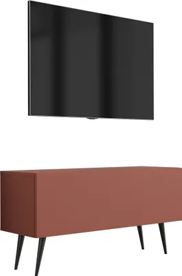 Immagine prodotto di Mobile TV : Rosso mattone, 100 x 52 x 32 cm, gambe nere