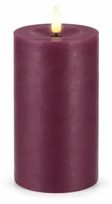 Produktbild von Deluxe Homeart Stumpenkerze LED Violet (5x10cm)