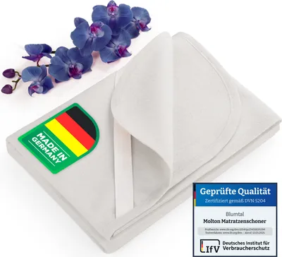 Produktbild von Blumtal prémiový molitanový chránič matraca 200x200cm zo 100 % bavlny - priedušný chránič matraca