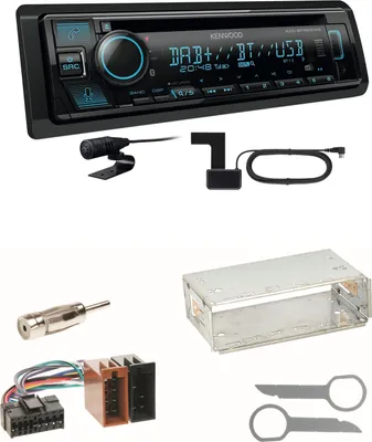 Produktbild von Kenwood KDC-BT560DAB Bluetooth Digitalradio Einbauset für Mercedes A C M Klasse