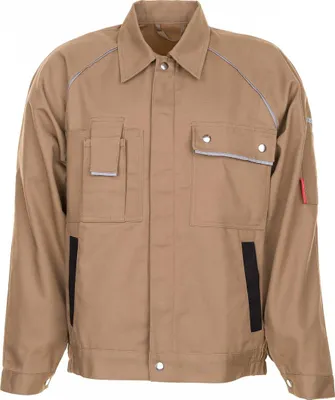 Produktbild von Planam Bundjacke Canvas 320 Gr. 58 khaki/schwarz
