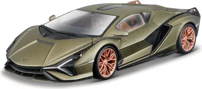 Produktbild von Maisto - Speed Icons - Lamborghini Sian FKP 37, mattgrün, 1:64