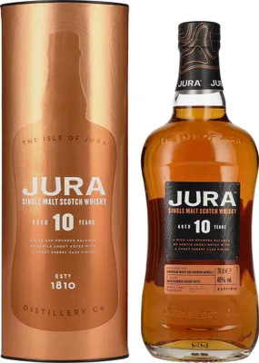 Image de Jura 10 ans Single Malt Scotch Whisky en coffret cadeau | 40 % vol | 0,7 l