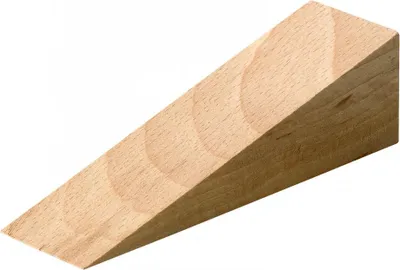 Image de Bloque-porte bois poli H.2.8 x L.9.3 cm