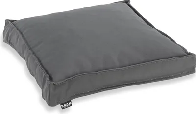 Produktbild von H.O.C.K. Classic Uni Outdoor Sitzkissen - 40x40x5cm Stuhlkissen für Draußen - Wetterfestes Polster Grau
