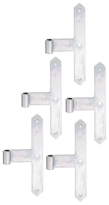 Tor-Mittelband, verzinkt, 300x40 mm, Rollen-Ø 16 mm, 5 Stück
