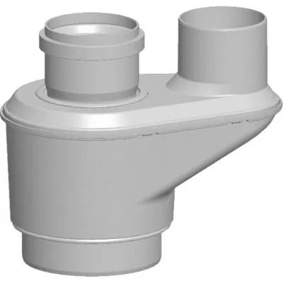 Produktbild von Wolf-Anschlussadapter DN80 x 80 x 125 - DN80/125 auf 2x DN80