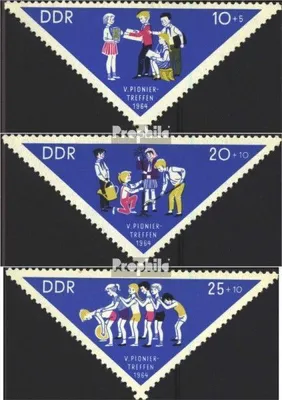 Produktbild von Briefmarken DDR 1964 Mi 1045-1047 (kompl.Ausg.) gestempelt Pioniertreffen