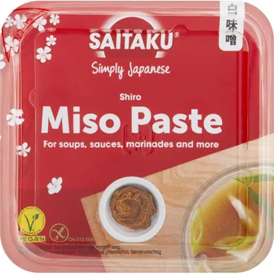 Immagine prodotto di Saitaku Shiro Miso Paste 300g – Miso bianco giapponese delicato per zuppe e marinate