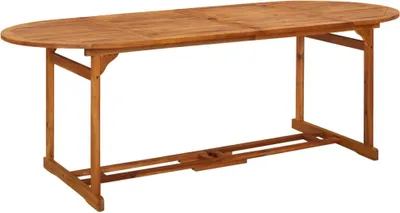 Produktbild von Garten-Esstisch 220x90x75 cm Massivholz Akazie