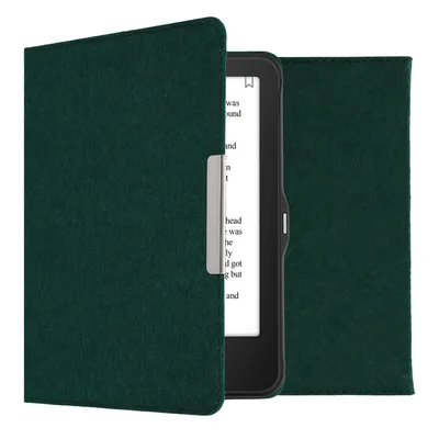 Produktbild von kwmobile Hülle kompatibel mit Tolino Vision 1 / 2 / 3 / 4 HD - Filz Stoff eReader Schutzhülle Cover Case - Petrol