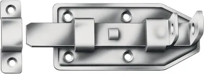 Produktbild von Vormann Türschlossriegel Breite 56mm Länge 140mm gerade - 000105140Z