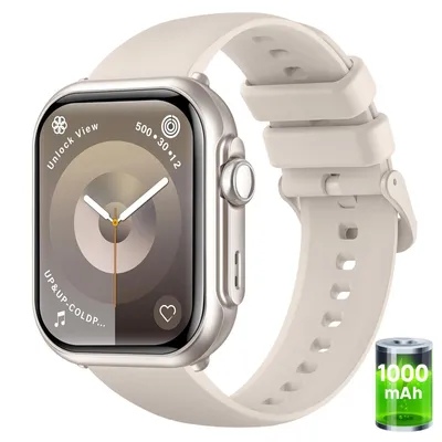 Produktbild von 2026 1000mAh Akku Smartwatch Herren Damen 1.83 " AMOLED，Fitness Tracker,Herzfrequenz,SpO2, Schlafmonitor,120+ Sportmodi,für Android & iOS–Geschenkidee