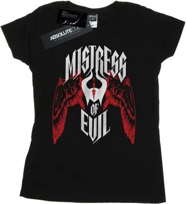 Produktbild von Disney - "Mistress Of Evil" T-Shirt für Damen BI30660 (M) (Schwarz)