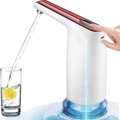Produktbild von Wasserspender, Tragbare Trinkwasserpumpe, Wasserhahn wasserpumpe Elektrische für 3-5 Gallonen Flaschen Wasserflasche, Automatische Water Dispenser
