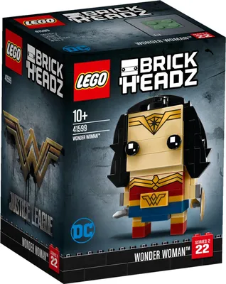 Produktbild von LEGO® BrickHeadz Wonder Woman, 41599, baubarer Charakter